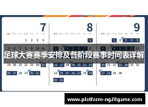 足球大赛赛季安排及各阶段赛事时间表详解